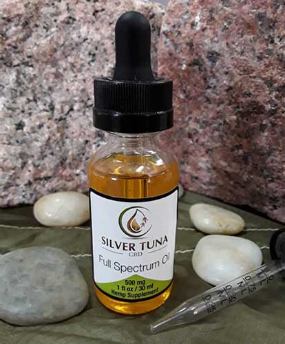 Silver Tuna CBD Oil, Full-Spectrum, 500 mg, 30 ml